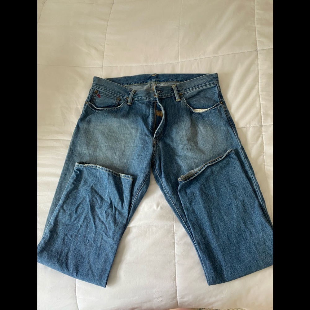Vintage Polo Ralph Lauren Men’s Blue Jeans Classic 867 Size 36/30